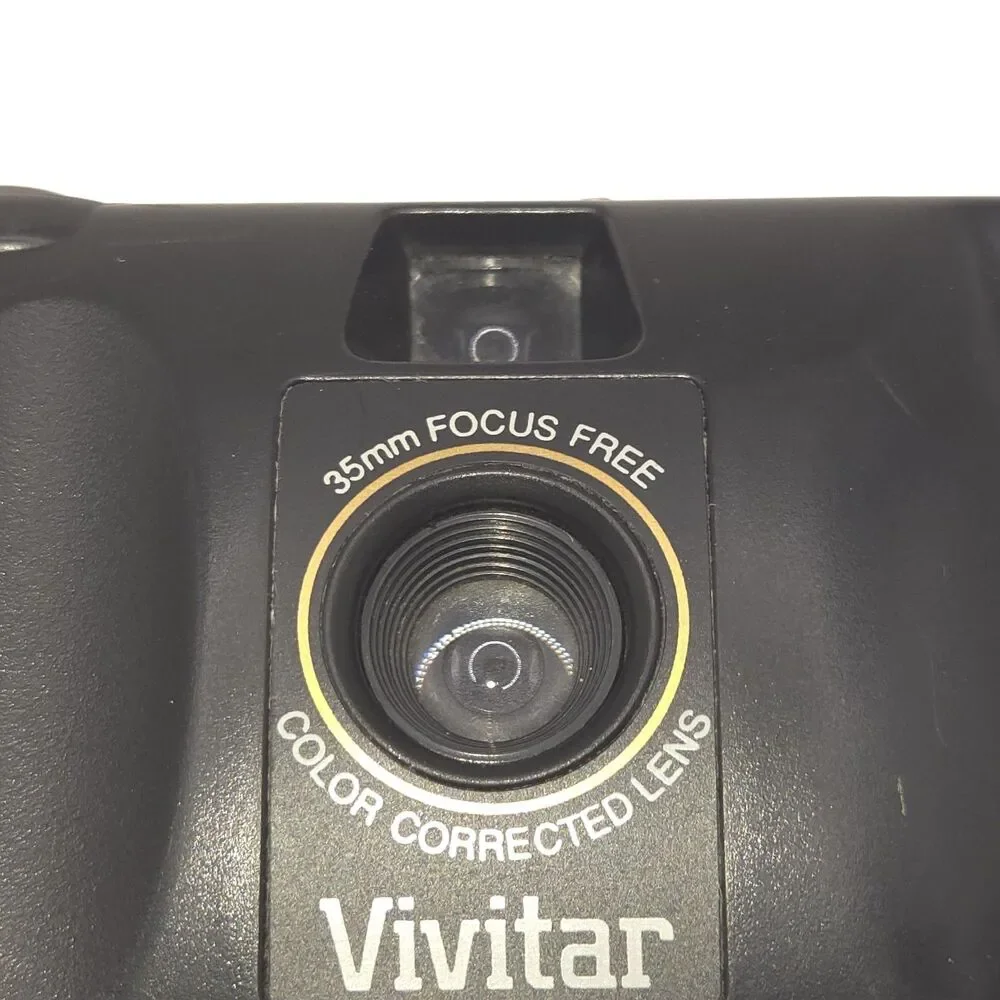 Vivitar EZ35 Point And Shoot 35mm Focus Free Manual Film Camera Working EUC
